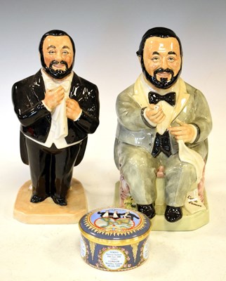 Lot 296 - Two Kevin Francis Pavarotti limited edition 'Toby' jugs, etc