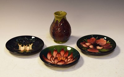 Lot 400 - Four items of Moorcroft pottery