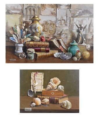 Lot 411 - Deborah Jones (1921-2012) - Oil on canvas - Two still lives