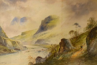 Lot 518 - R.T.Wilding - pair of Watercolours - landscapes