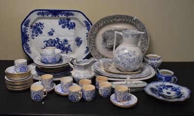 Lot 275 - Assorted late 19th Century transfer-printed ceramics