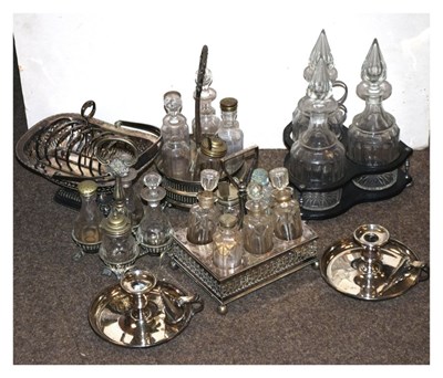 Lot 723 - Assorted silver-plated wares