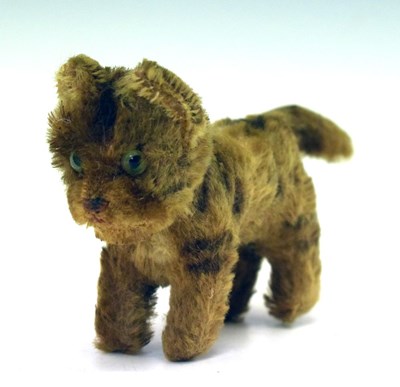 Lot 244 - Small vintage soft toy tabby cat