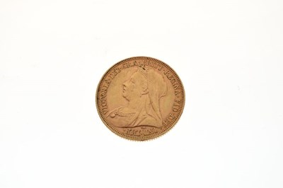 Lot 155 - Gold Coin - Victorian sovereign, 1894