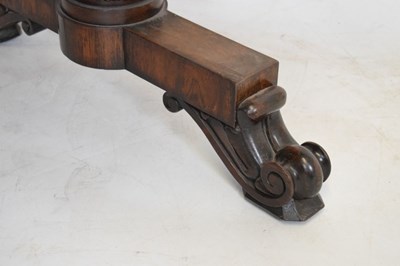 Lot 505 - William IV rosewood and crossbanded sofa table