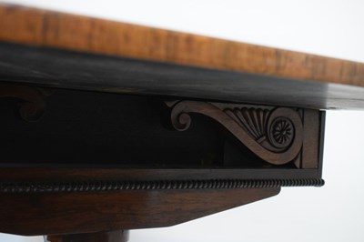 Lot 505 - William IV rosewood and crossbanded sofa table