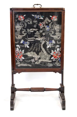 Lot 611 - Early to mid 19th Century telescopic fire screen