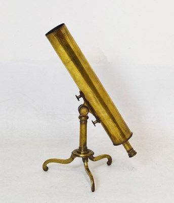Lot 144 - Rare George III brass telescope, Joshua Springer of Bristol
