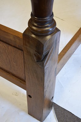 Lot 492 - Oak tester bed