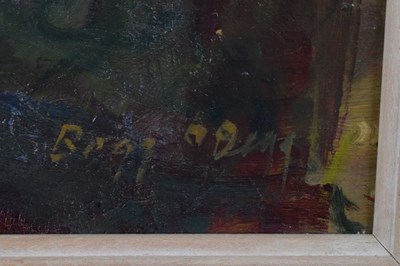 Lot 383 - Robert Begg - Oil on board - Rural landscape