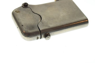 Lot 277 - Thorens cigarette lighter  together with a silver pipe tamper