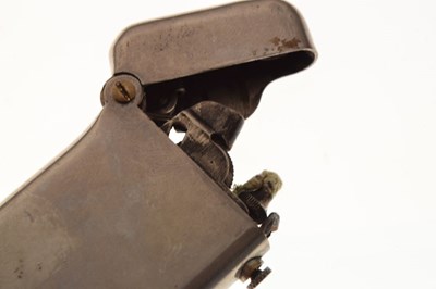 Lot 277 - Thorens cigarette lighter  together with a silver pipe tamper