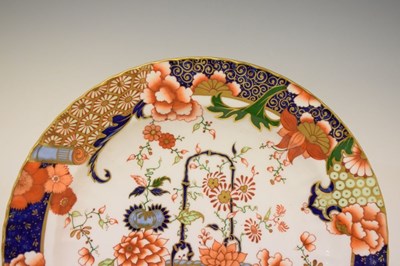 Lot 328 - Two late Victorian Royal Crown Derby plates