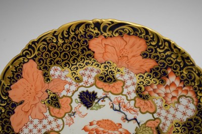 Lot 328 - Two late Victorian Royal Crown Derby plates