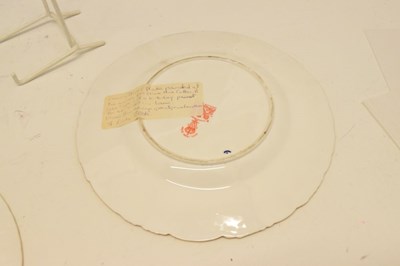 Lot 328 - Two late Victorian Royal Crown Derby plates
