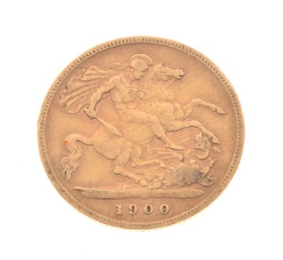 Lot 126 - Gold Coins - Queen Victoria half sovereign