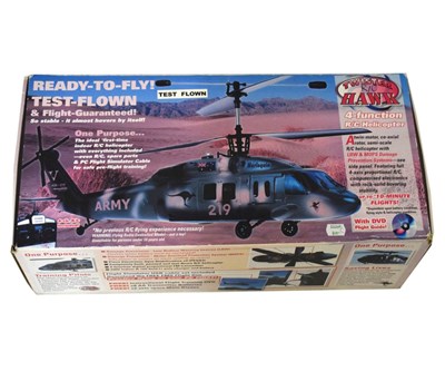 Lot 242 - Twister R/C Hawk radio-controlled helicopter, boxed