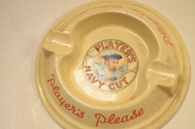 Lot 191 - Advertising interest - Player's Navy Cut ashtray