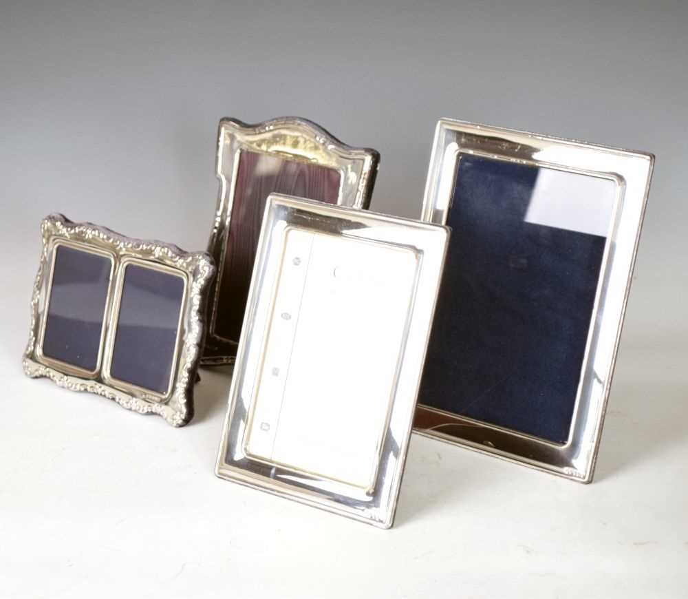 Lot 151 - Four modern silver photograph frames