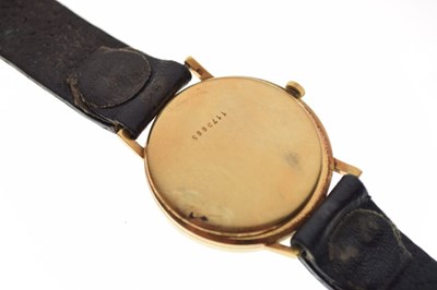 Lot 105 - Zenith - Gentleman's 18ct gold cased wristwatch