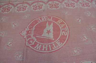 Lot 188 - White Star Line blanket