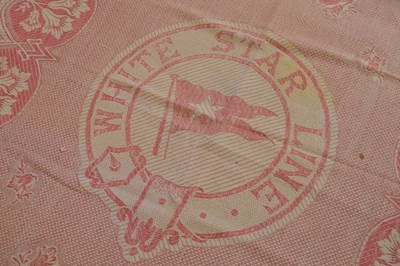 Lot 188 - White Star Line blanket