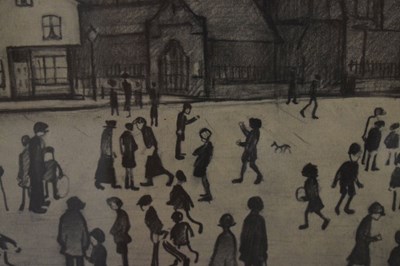 Lot 338 - After Laurence Stephen Lowry, (1887-1976) – Limited edition signed print – ‘St Mary's Beswick’