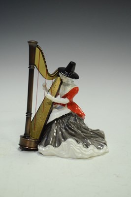 Lot 281 - Royal Doulton 'Welsh Lady' - Harpist