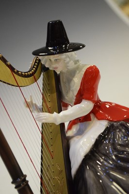 Lot 281 - Royal Doulton 'Welsh Lady' - Harpist