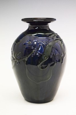 Lot 263 - Elton Ware (Clevedon) vase with fish and seaweed