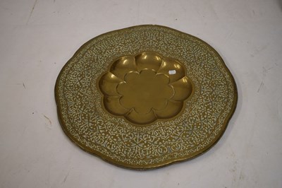 Lot 516 - Benares brass table top