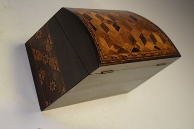 Lot 201 - Three parquetry boxes