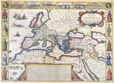 Lot 373 - Speed, John, (1552-1629), ' A New Mappe of the Romane Empire'