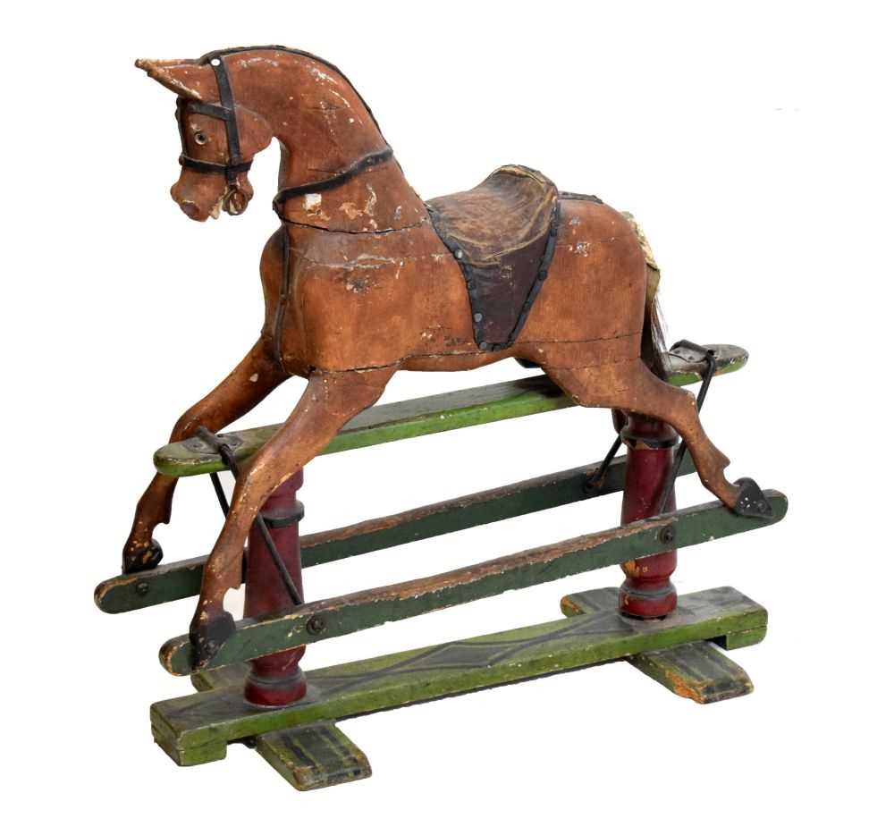 Lot 300 - Late 19th Century Rocking Horse