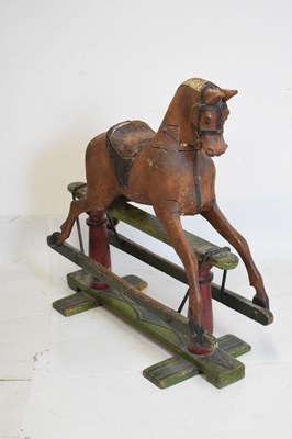 Lot 300 - Late 19th Century Rocking Horse