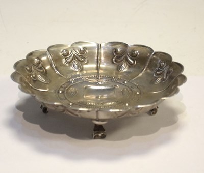 Lot 134 - Edward VII Scottish silver dish