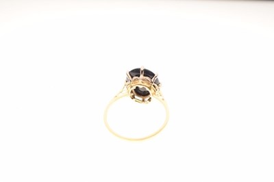 Lot 18 - Black opal ring