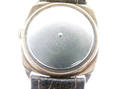 Lot 65 - J.W. Benson - Gentleman's 9ct gold cased wristwatch