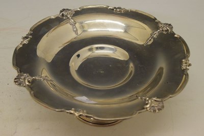 Lot 128 - George V silver tazza, London 1931, 360g gross approx