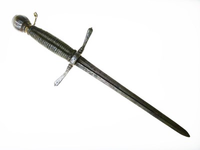 Lot 316 - Victorian or earlier left-hand dagger