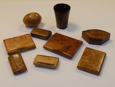 Lot 285 - Group of wooden boxes, etc.