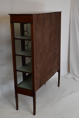 Lot 572 - Early 20th century Adam Revival painted mahogany display cabinet