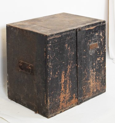 Lot 490 - Estate-made enclosed cabinet, circa 1900