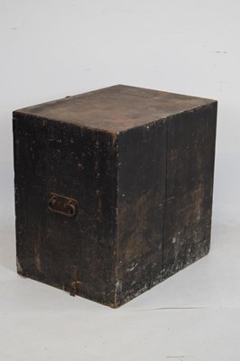 Lot 490 - Estate-made enclosed cabinet, circa 1900