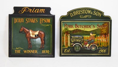 Lot 646 - Two reproduction advertising signs