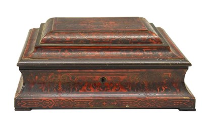 Lot 228 - 19th Century Boulle style workbox