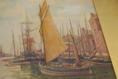 Lot 390 - James William Milliken, (1887-1930) Watercolour - Peel Castle, Isle of Man