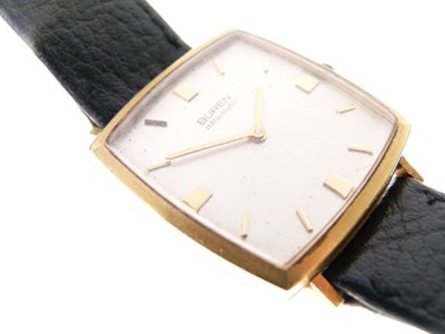 Lot 69 - Buren Intra-Matic - Gentleman's 18ct gold automatic wristwatch