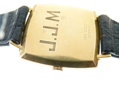 Lot 69 - Buren Intra-Matic - Gentleman's 18ct gold automatic wristwatch