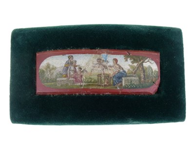 Lot 42 - 19th Century Italian 'Grand Tour' souvenir micromosaic panel